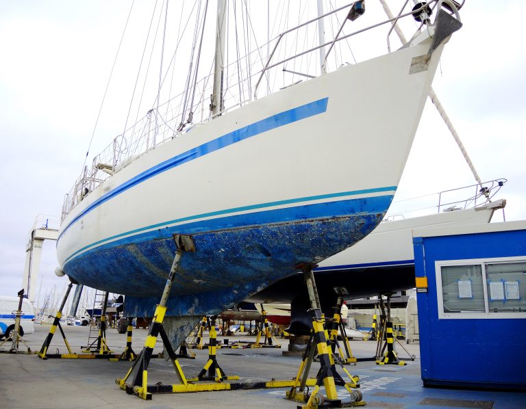 M&M Painting Contractors will perform boat bottom blasting. They use soda blasting to clean and strip the bottom of boats without damaging the gel and/or barrier coat.